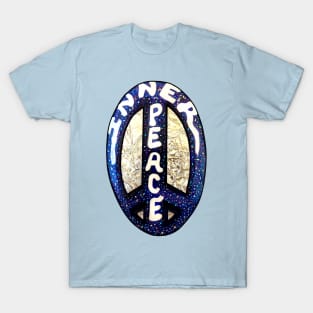 Galactic Inner Peace Sign T-Shirt